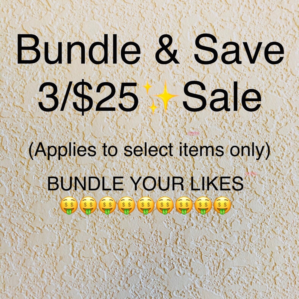 🤑⚡️3 for $25 BUNDLE & SAVE 🤑⚡️